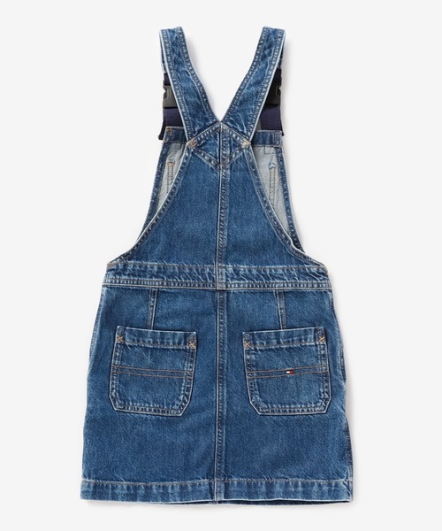 TOMMY HILFIGER(トミーヒルフィガー)の「GIRLS デニムジャンパースカート(デニムスカート・キッズ・ブルー・110cm/100cm/120cm)」の3枚目の写真