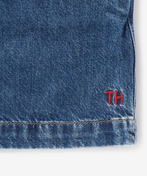 TOMMY HILFIGER(トミーヒルフィガー)の「GIRLS デニムジャンパースカート(デニムスカート・キッズ・ブルー・110cm/100cm/120cm)」の7枚目の写真