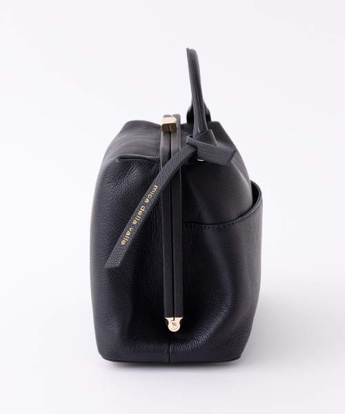 Rouge vif(ルージュヴィフ)の「【mica della valle】Cubetto 2WAYショルダーバッグ(ショルダーバッグ・レディース・キャメル/ダークネイビー・フリー)」の5枚目の写真