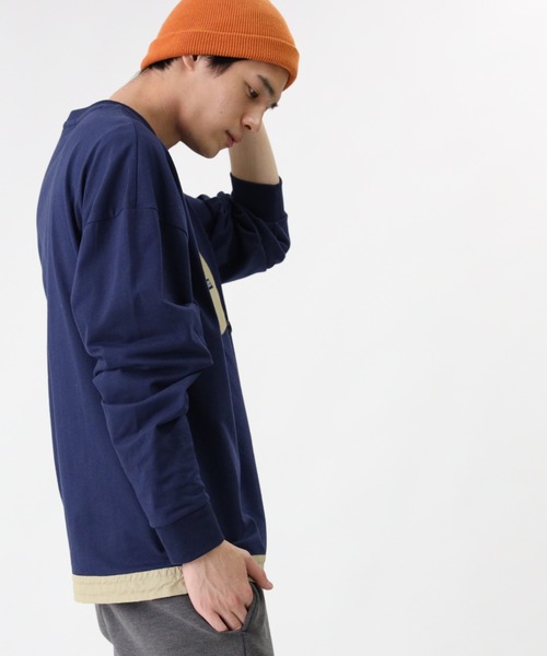 CAMP7(キャンプセブン)の「【CAMP7】ナイロンポケットロンT(Tシャツ/カットソー・メンズ・ベージュ/ホワイト/ネイビー・L/XL/M/S)」の13枚目の写真