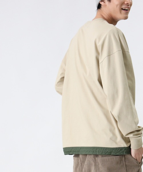 CAMP7(キャンプセブン)の「【CAMP7】ナイロンポケットロンT(Tシャツ/カットソー・メンズ・ベージュ/ホワイト/ネイビー・L/XL/M/S)」の11枚目の写真