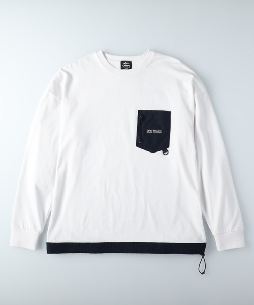 CAMP7(キャンプセブン)の「【CAMP7】ナイロンポケットロンT(Tシャツ/カットソー・メンズ・ベージュ/ホワイト/ネイビー・L/XL/M/S)」の18枚目の写真