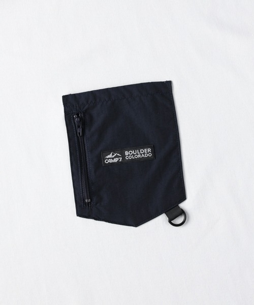 CAMP7(キャンプセブン)の「【CAMP7】ナイロンポケットロンT(Tシャツ/カットソー・メンズ・ベージュ/ホワイト/ネイビー・L/XL/M/S)」の20枚目の写真