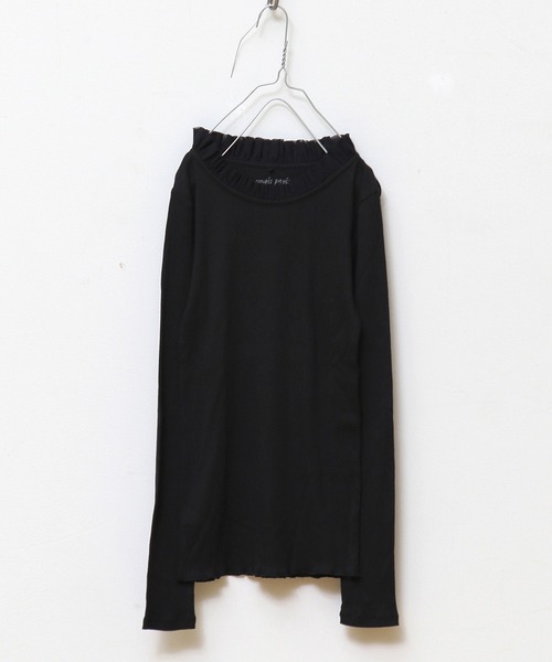 conges payes ADIEU TRISTESSE（コンジェ ペイエ アデュートリステス）の「チュールフリルインナー（Tシャツ/カットソー・レディース・オフホワイト/ブラック/ベージュ/トップグレー/ダークラベンダー/ネイビー・FREE）」の3枚目の写真