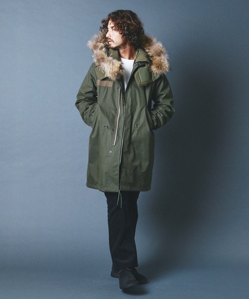 Magine（マージン）の「CTN/NY M-65 FIELD MODS COAT コットン/ナイロン M-65モッズコート（モッズコート・メンズ・ブラック/オリーブ・44/46/48）」の7枚目の写真