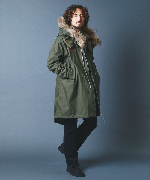 Magine（マージン）の「CTN/NY M-65 FIELD MODS COAT コットン/ナイロン M-65モッズコート（モッズコート・メンズ・ブラック/オリーブ・44/46/48）」の8枚目の写真