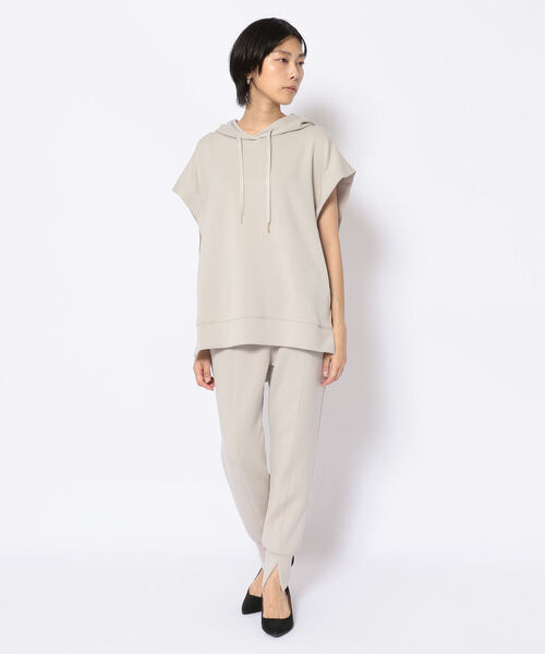 DROIT BELLO（ドロイトベロ）の「DROIT BELLO（ドロイトベロ）ライトダンボールノースリフーディ（パーカー・レディース・ライトグレー/ブラック/グレー・FREE）」の21枚目の写真