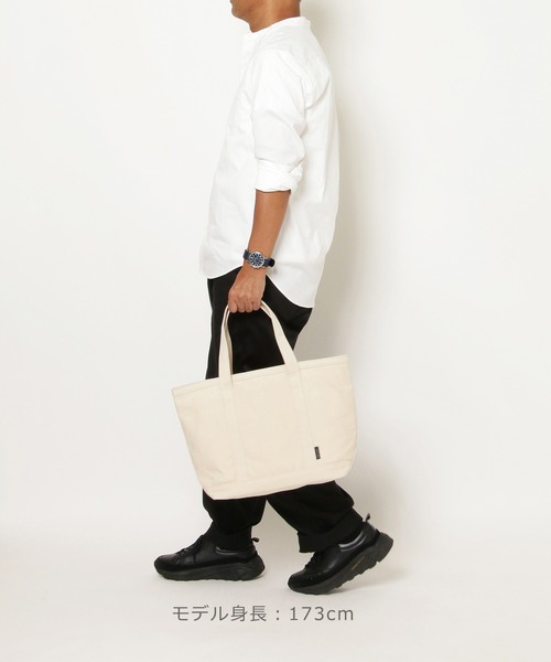 Cricket（クリケット）の「[クリケット] Cricket アルバートンダック生地 トートバッグ ミディアム 日本製（トートバッグ・メンズ・ホワイト・FREE）」の4枚目の写真