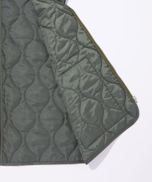 green label relaxing（グリーンレーベルリラクシング）の「【WEB限定】＜GLR/ -or（ジーエルアール オア）＞キルティング ベスト -ユニセックス-（ベスト・メンズ・ブラック/オリーブ・L/M/S）」の8枚目の写真