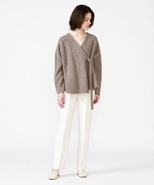 LOVELESS(ラブレス)の「ルーズフィット カーディガン(ニット/セーター・レディース・ブラウン/グリーン・36)」の5枚目の写真