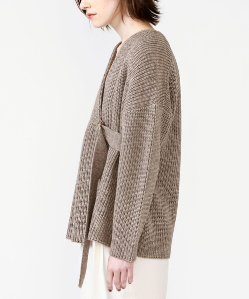 LOVELESS(ラブレス)の「ルーズフィット カーディガン(ニット/セーター・レディース・ブラウン/グリーン・36)」の7枚目の写真