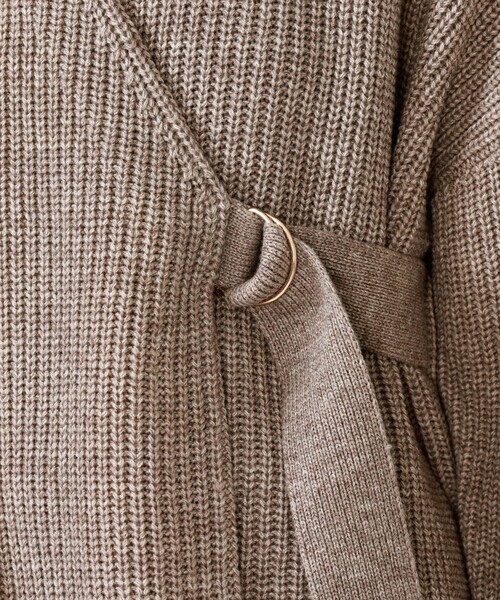 LOVELESS(ラブレス)の「ルーズフィット カーディガン(ニット/セーター・レディース・ブラウン/グリーン・36)」の11枚目の写真