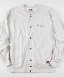 BEN DAVIS（ベンデイビス）の「【BEN DAVIS/ベンデイビス】 BUTTON UP  ワンポイントロゴ スウェット スナップジャケット（カーディガン/ボレロ・メンズ）」