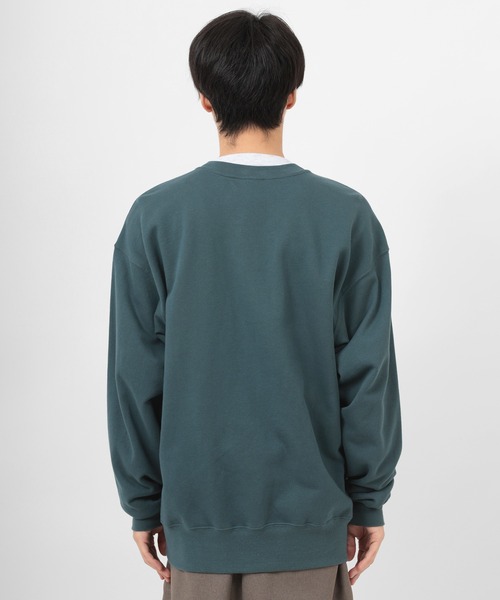 BEN DAVIS(ベンデイビス)の「【BEN DAVIS/ベンデイビス】 BUTTON UP ワンポイントロゴ スウェット スナップジャケット(カーディガン/ボレロ・メンズ・ライトグレー/ブラック/ダークグリーン/キャメル・M/L/XL)」の10枚目の写真