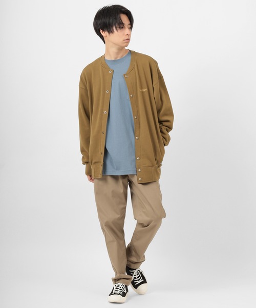 BEN DAVIS(ベンデイビス)の「【BEN DAVIS/ベンデイビス】 BUTTON UP ワンポイントロゴ スウェット スナップジャケット(カーディガン/ボレロ・メンズ・ライトグレー/ブラック/ダークグリーン/キャメル・M/L/XL)」の18枚目の写真