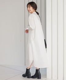 KOBE LETTUCE | バンドカラードレスシャツワンピース(シャツワンピース)