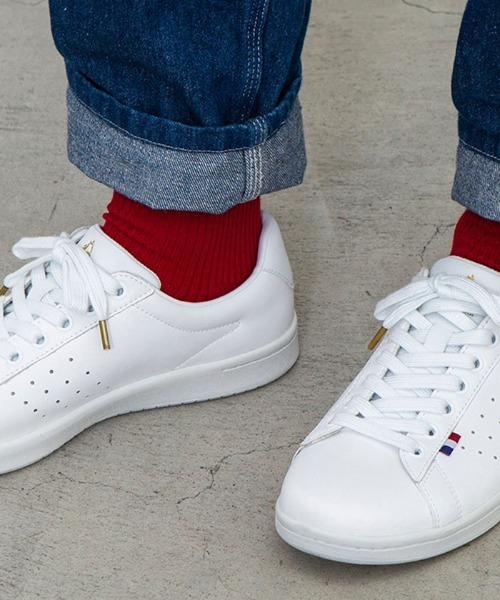 le coq sportif(ルコックスポルティフ)の「LA ローラン LE /メンズ レディース ユニセックス シューズ スニーカー 靴 ライフスタイル カジュアル ムーブウェア スポーツウェア(スニーカー・メンズ・ブラック/ホワイト/ベージュ/ネイビー/グレー・25.0cm/28.0cm/27.0cm/22.5cm/24.5cm/23.0cm/26.5cm/23.5cm/24.0cm/25.5cm/26.0cm/27.5cm/28.5cm)」の14枚目の写真