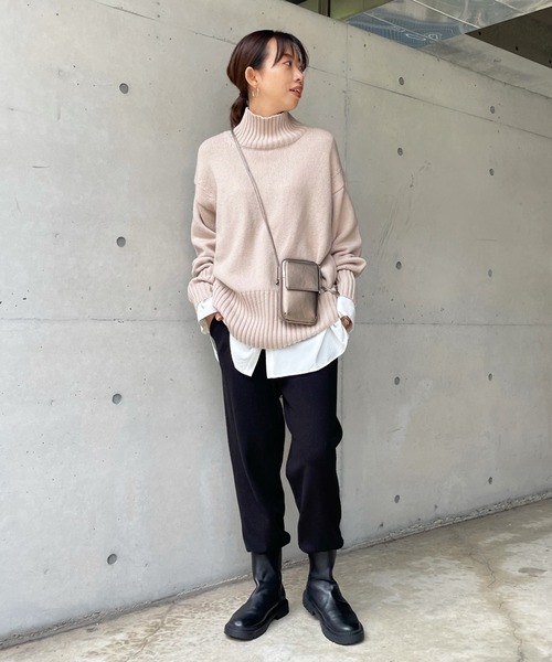 DouDou（ドゥドゥ）の「【新色追加】ニットジョグパンツ（その他パンツ・レディース・ブラック/ダークグレー/オフホワイト・FREE）」の16枚目の写真