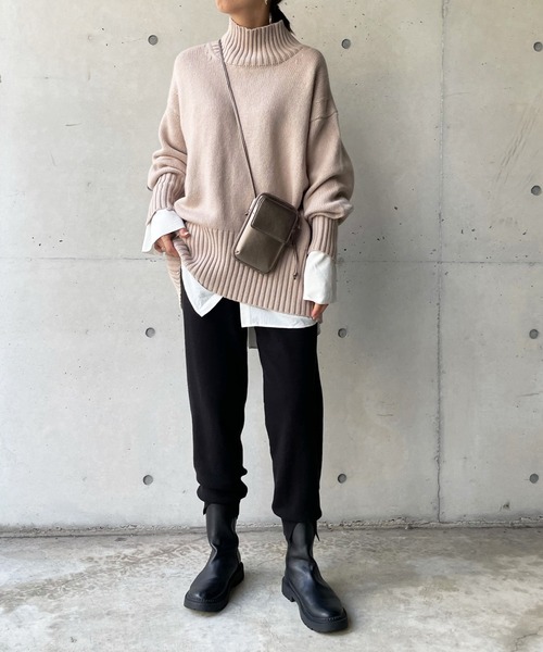 DouDou（ドゥドゥ）の「【新色追加】ニットジョグパンツ（その他パンツ・レディース・ブラック/ダークグレー/オフホワイト・FREE）」の17枚目の写真