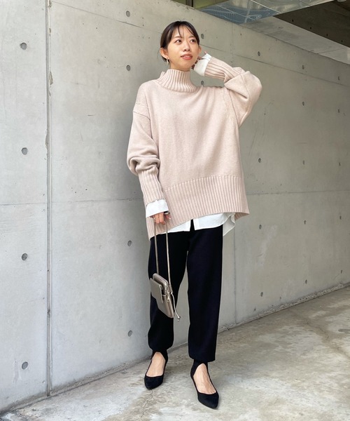 DouDou（ドゥドゥ）の「【新色追加】ニットジョグパンツ（その他パンツ・レディース・ブラック/ダークグレー/オフホワイト・FREE）」の21枚目の写真