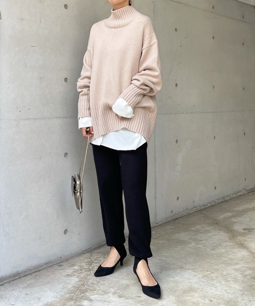 DouDou（ドゥドゥ）の「【新色追加】ニットジョグパンツ（その他パンツ・レディース・ブラック/ダークグレー/オフホワイト・FREE）」の18枚目の写真