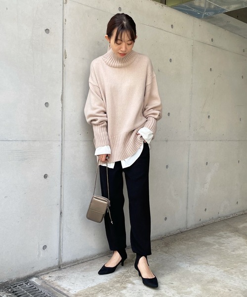 DouDou（ドゥドゥ）の「【新色追加】ニットジョグパンツ（その他パンツ・レディース・ブラック/ダークグレー/オフホワイト・FREE）」の12枚目の写真