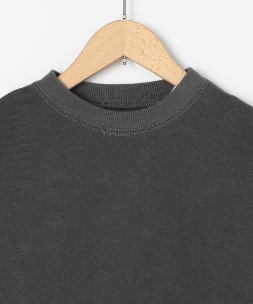 coen（コーエン）の「【coen キッズ】ミニ裏毛長袖スウェット×裾レースワッフル半袖Tシャツセット（Tシャツ/カットソー・キッズ・ダークグレー/モカ・110/130/100/120）」の6枚目の写真