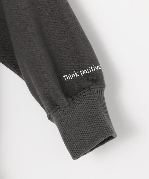 coen（コーエン）の「【coen キッズ】ミニ裏毛長袖スウェット×裾レースワッフル半袖Tシャツセット（Tシャツ/カットソー・キッズ・ダークグレー/モカ・110/130/100/120）」の7枚目の写真