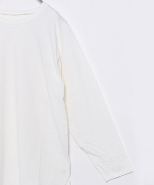 GLOBAL WORK（グローバルワーク）の「AND YUA ANY/柔らかショートスウェット×Tシャツ長袖/235623（スウェット・キッズ・チャコールグレー/ベージュ/ライトブルー/ブラック・160cm/150cm）」の18枚目の写真