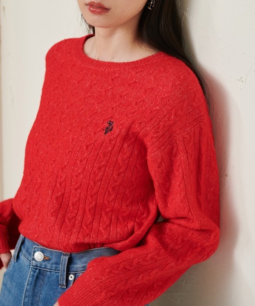 セール】RANAN/solleim別注【U.S.POLO ASSN.】 ワンポイントケーブル