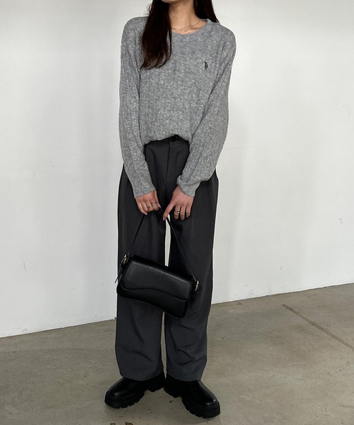 セール】RANAN/solleim別注【U.S.POLO ASSN.】 ワンポイントケーブル