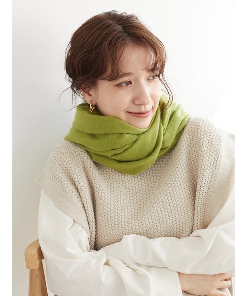 Green Parks(グリーンパークス)の「カシミヤライクストール*(ストール/ショール・レディース・その他8/ベージュ/ピンク/ブルー/オレンジ/グレー/イエロー/グリーン・FREE)」の11枚目の写真