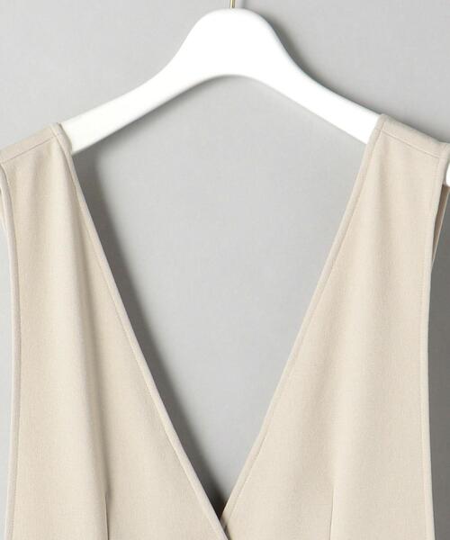 BEAUTY&YOUTH UNITED ARROWS(ビューティーアンドユースユナイテッドアローズ)の「BY ツイードライク Vネックボタン ジャンパースカート(ワンピース・レディース・ブラック/ベージュ・S/M)」の15枚目の写真