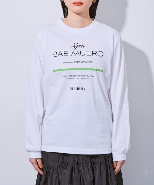 21-22AW ADAM ET ROPE FEMME アダムエロペ ARTEMIO directed by SKIN アルテミオ ロゴロンT 長袖 トップス カットソー 白 ADAM ET ROPE' 21-22AW ROPE FEMME アダムエロペ ARTEMIO