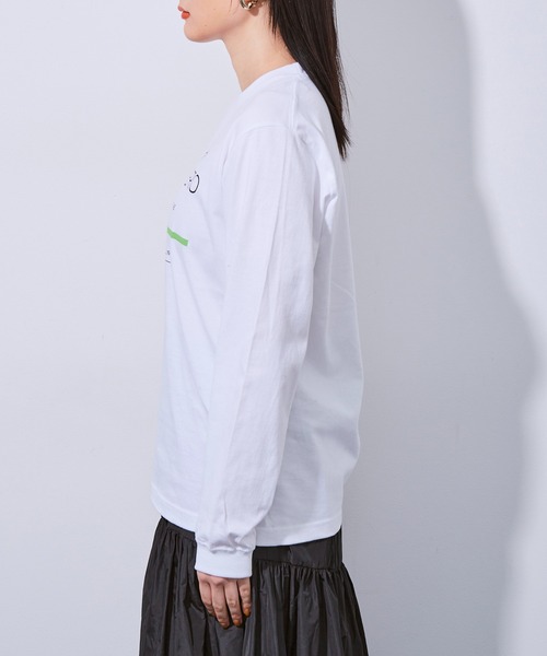 ADAM ET ROPE'（アダムエロペ）の「【ARTEMIO directed by SKIN】ロゴロンT（Tシャツ/カットソー・レディース・ホワイト/ホワイト系その他2・FREE）」の8枚目の写真