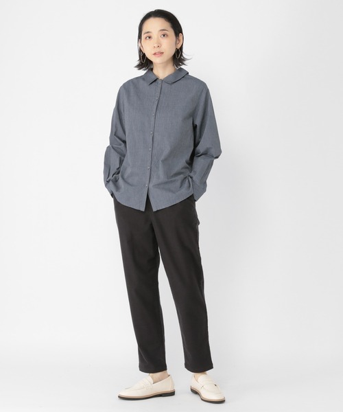 studio CLIP（スタディオクリップ）の「ストレッチドビースリムパンツ[プラスサイズあり]（その他パンツ・レディース・ライトグレー/モカ/カーキ/ブラック・MEDIUM/X-LARGE/XXX-LARGE/SMALL/XX-LARGE/LARGE）」の18枚目の写真