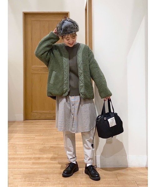 studio CLIP（スタディオクリップ）の「ストレッチドビースリムパンツ[プラスサイズあり]（その他パンツ・レディース・ライトグレー/モカ/カーキ/ブラック・MEDIUM/X-LARGE/XXX-LARGE/SMALL/XX-LARGE/LARGE）」の22枚目の写真