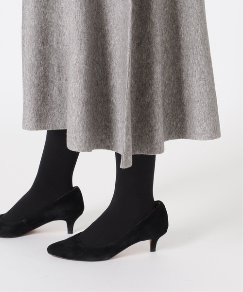 2022AW スローブイエナ ウォッシャブル フレアニットワンピース 黒 F 2022AW スローブイエナ ウォッシャブル フレアニットワンピース