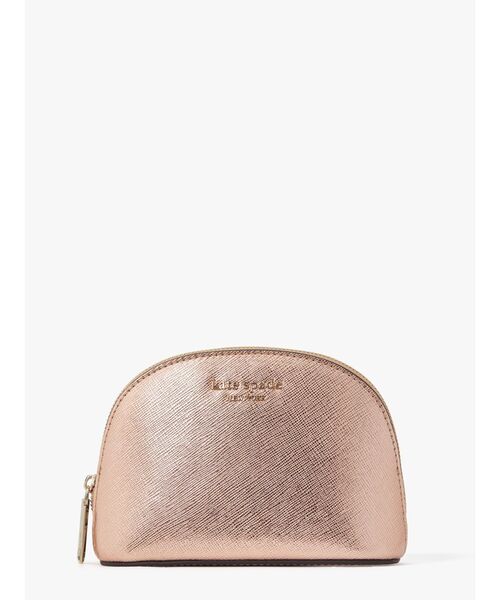 スペンサー Kate ポーチ メタリック スモール ドーム コスメティック メタリック Kate Spade ニューヨーク のファッション ケース ポーチ