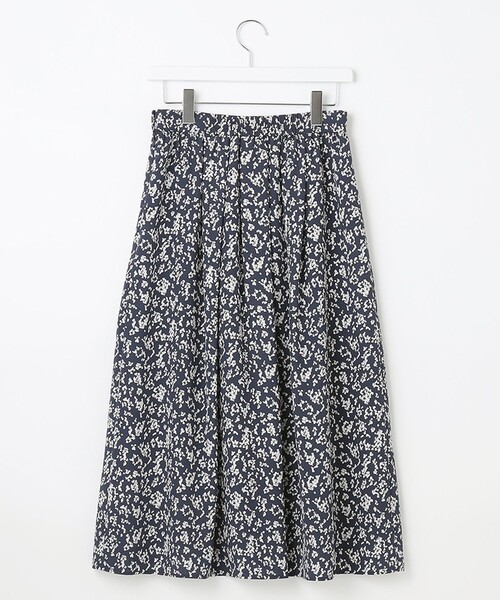 J.PRESS Ladies（J.プレス レディス）の「【洗える】ポリエステルデシンフラワープリント スカート（スカート・レディース・ネイビー系5/ライラック系5・XS）」の8枚目の写真