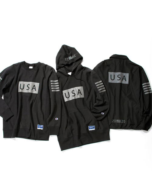 MONKEY TIME（モンキータイム）の「＜monkey time × Champion＞ ∴ RW/HOOD ref/パーカー ◆（パーカー・メンズ・ホワイト/ブラック・SMALL/LARGE/MEDIUM）」の18枚目の写真