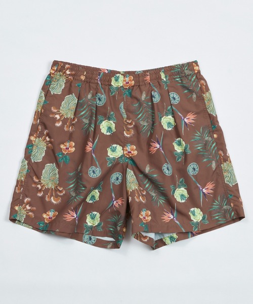 AlexanderLeeChang（アレキサンダーリーチャン）の「AlexanderLeeChang アレキサンダーリーチャン / SO PLANTS SHORTS プランツグラフィックプリントショーツ セットアップショートパンツ 撥水 防水 / AC042201（その他パンツ・メンズ・ミント/ブラウン/ブラック・1/3/2）」の4枚目の写真