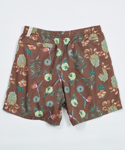 AlexanderLeeChang（アレキサンダーリーチャン）の「AlexanderLeeChang アレキサンダーリーチャン / SO PLANTS SHORTS プランツグラフィックプリントショーツ セットアップショートパンツ 撥水 防水 / AC042201（その他パンツ・メンズ・ミント/ブラウン/ブラック・1/3/2）」の5枚目の写真