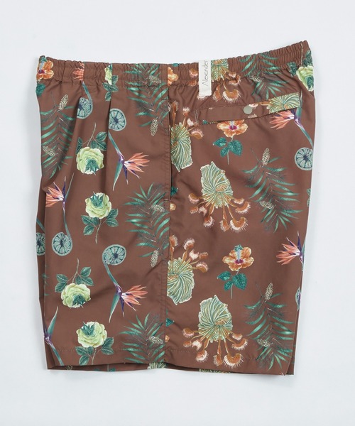 AlexanderLeeChang（アレキサンダーリーチャン）の「AlexanderLeeChang アレキサンダーリーチャン / SO PLANTS SHORTS プランツグラフィックプリントショーツ セットアップショートパンツ 撥水 防水 / AC042201（その他パンツ・メンズ・ミント/ブラウン/ブラック・1/3/2）」の6枚目の写真