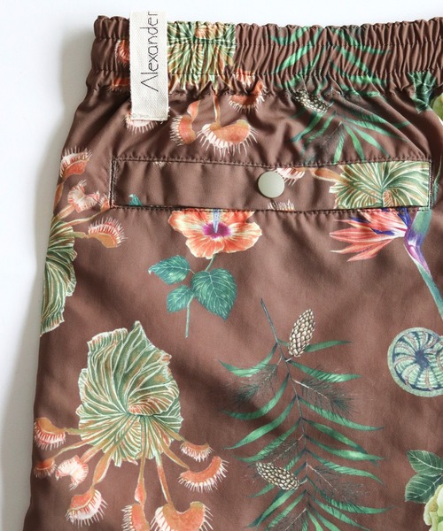 AlexanderLeeChang（アレキサンダーリーチャン）の「AlexanderLeeChang アレキサンダーリーチャン / SO PLANTS SHORTS プランツグラフィックプリントショーツ セットアップショートパンツ 撥水 防水 / AC042201（その他パンツ・メンズ・ミント/ブラウン/ブラック・1/3/2）」の10枚目の写真
