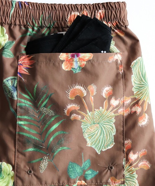 AlexanderLeeChang（アレキサンダーリーチャン）の「AlexanderLeeChang アレキサンダーリーチャン / SO PLANTS SHORTS プランツグラフィックプリントショーツ セットアップショートパンツ 撥水 防水 / AC042201（その他パンツ・メンズ・ミント/ブラウン/ブラック・1/3/2）」の11枚目の写真