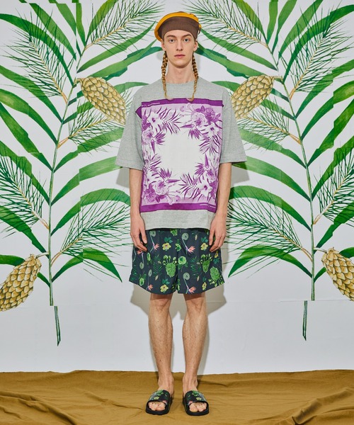 AlexanderLeeChang（アレキサンダーリーチャン）の「AlexanderLeeChang アレキサンダーリーチャン / SO PLANTS SHORTS プランツグラフィックプリントショーツ セットアップショートパンツ 撥水 防水 / AC042201（その他パンツ・メンズ・ミント/ブラウン/ブラック・1/3/2）」の14枚目の写真