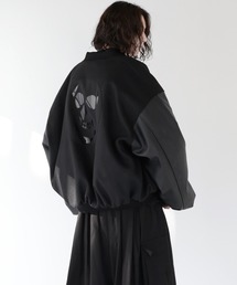 minsobi | スカルレザージャケット(スタジャン)