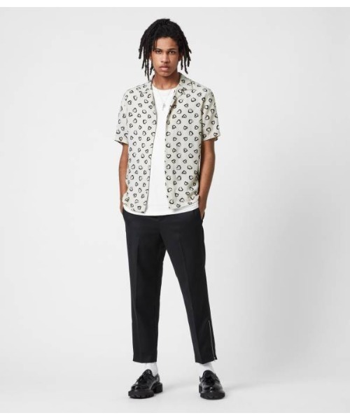 ALLSAINTS（オールセインツ）の「ALLSAINTS BRANFIELD CROPPED SLIM TROUSERS | BRANFIELD クロップド スリム トラウザー（その他パンツ・メンズ・ブラック・30/28/32）」の6枚目の写真