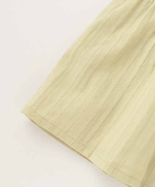 petit main（プティマイン）の「衿つきティアードワンピース（ワンピース・キッズ・オフホワイト/オレンジ/ライトグリーン・80ｃｍ/90cm/110cm/100cm/120cm/130cm）」の14枚目の写真